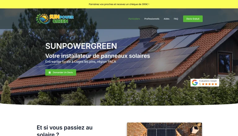 Installateur de panneaux solaires